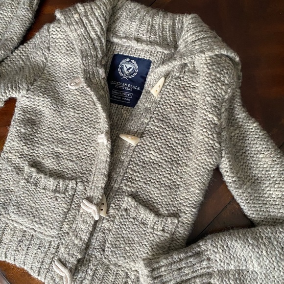 American Eagle Outfitter’s Sweaters - American Eagle Outfitters Women's Gray Cardigan Sweater